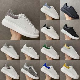 designers shoes platform mens trainers sneakers Women White oversized Leather round toe Espadrilles Flats Lace Up running shoes Casual Shoes designers sneaker