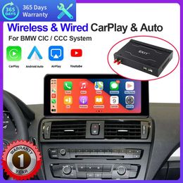 New Car Wireless CarPlay For BMW 3 5 Series X1 X4 X5 E71 E84 F25 F26 F01 CCC CIC For Linux System With Android Mirror Link AirPlay