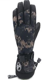 Mens Dark Grey Camo Ski Gloves clearance Extra Warm Waterproof 10K Riding Snowboarding Cycling Gloves And Mittens For Winter Outdo6376074