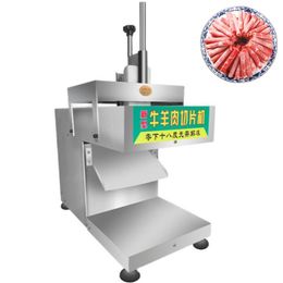 Commercial Meat Slicer Freezing Lamb Beef Rolls Slicer Machine Electric Multifunctional Mutton Cutter Machine Meat Planing Machine