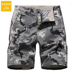 Men's Shorts Camouflage Cotton Japanese Summer Men Overall Straight Beach Short Pant Tactics Knee Length