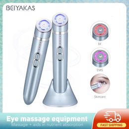 Face Care Devices Eye Beauty Instrument RF Anti Ageing Device Puffiness Dark Circles Fine Lines Wrinkles Removal Skin Eyes Massager 231024