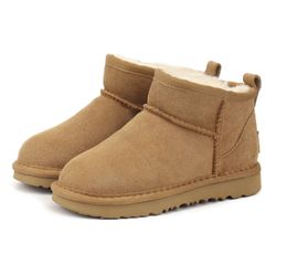 Kids Boots Toddler Kid Tasman Australia Snow Boot Children Winter Classic Ultra Mini Botton Baby Boys Girls Ankle Child Fur Suede Booties Size Eur21-35 90