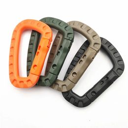 Carabiners Carabiner D-Shape Ultra Light Mountaineering Bag Keychain Outdoor Tactical Gear Hiking Camping Climbing Accessories 231024