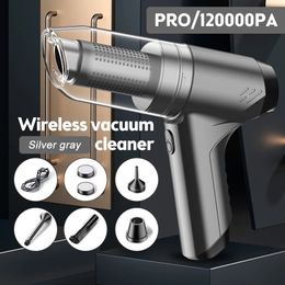 Vacuums 99000Pa Car Vacuum Cleaner 3 in 1 Vehicle Wireless Handheld Pump Portable Cordless Powerful For Home 231023