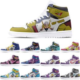 new Customised Shoes 1s DIY shoes Basketball Shoes damping males 1 females 1 Anime Character Customised Personalised Trend Versatile Outdoor Shoe