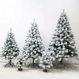 Christmas Decorations Props Artificial Christmas Tree Flocking Snow Christmas Tree For Home Adornment Festival Decoration Xmas Party Decor60cm70T 231024