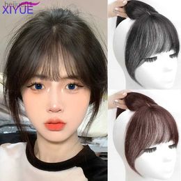 Synthetic Wigs XIYUE Fake bangs 3D French bangs wig Women's natural forehead whitening hair enhancement head curtain eight character air bangsL231024