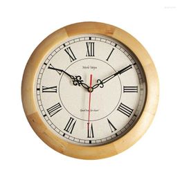 Wall Clocks Nordic Digital Table Clock Wood Silent Mechanism Home Decorations And Organisation Accessories Interior Fashionable