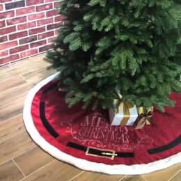 Tapestries Christmas Tree Skirt 48inch Cloth Holiday Children's Day Party Decor 231024