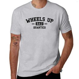 Men's Polos Wheels Up - Criminal Minds T-Shirt Graphic T Shirt Oversized Shirts Big And Tall For Men