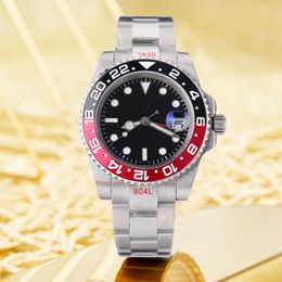 Luxury Movement watches high quality mens black ceramic bezel wristwatch montre luxe relojs Mechanical 904 Steel Sapphire Waterproof automatico designer watch