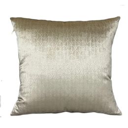 Pillow Light Gold Embossing Sofa Pillowcase Home Decorative Velvet Cover