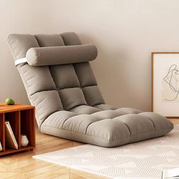 Pillow Simple Lazy Sofa Tatami Seat Can Lie Sleep Bay Window Balcony Office Folding Single Bed Living Room Rest