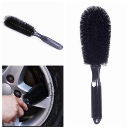 Car Wheel Brush Tire Rim Washing Tool Vehicle Tyre Cleaning Brushes Black Auto Maintenance Care Car Accessories Car Accessories ZZ