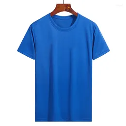 Men's T Shirts Fast-drying Short-sleeved T-shirt Men Spring Ice Silk Basketball Training Clothes