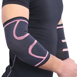 1PCS Elbow Support Elastic Gym Sport Elbow Protective Pad Absorb Sweat Sport Basketball Arm Sleeve Elbow Brace