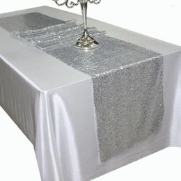 Table Runner 5pcs/lot 30 275cm Multi Size Luxury Gold Silver Sequin Runners For El Wedding Party Banquet Decoration