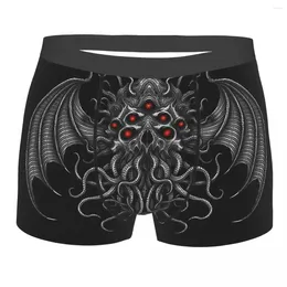 Underpants Head Cthulhu Mythos HP Lovecraft Horror Great Old Ones Breathbale Panties Men's Underwear Comfortable
