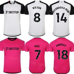 Club 23 24 Soccer 9 Aleksandar Mitrovic Jerseys 18 Andreas Pereira 6 Harrison Reed 8 Harry Wilson 31 Issa Diop 13 Tim Ream 30 Carlos Vinicius Football Shirt Kits FuLeMu