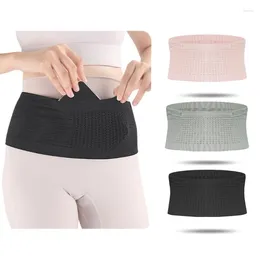 Waist Support Knit Breathable Concealed Bag Belt Pack Universal Elastics Flip