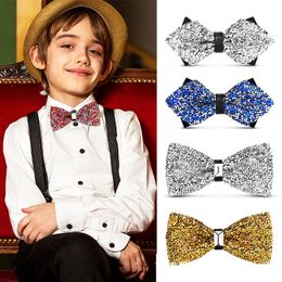 Gravata-borboleta de diamante masculina decoração de casamento nó ajustável acessórios de moda