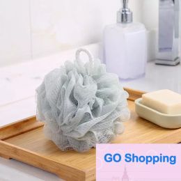 Simple Sponge Bath Ball Wholesale Bathroom Mesh Bath Pouffes Scrubbing Back Foaming Body Hotel Market Supplies mix Colours