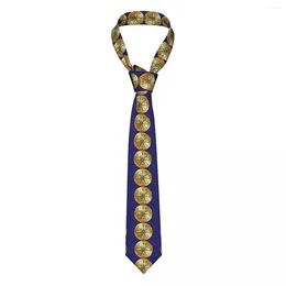 Bow Ties Casual Arrowhead Skinny Wiccan Mandala Necktie Slim Tie For Men Man Accessories Simplicity Party Formal