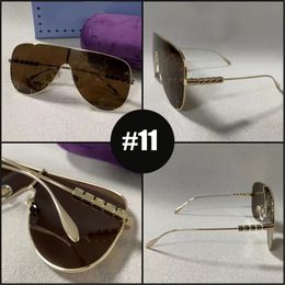 With Box Premium Fashion Summer Sunglasses with Metal Half Frame Glasses for Women/Men