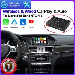 New Car Wireless Carplay For Mercedes Benz W207 E Coupe 2011-2014 NTG4.5 With Android Auto Interface Mirror Link Airplay Functions