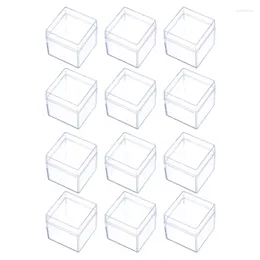 Gift Wrap 12pcs Clear Candy Box Treat Boxes Container Organization Organizers For Wedding Birthday Party Guest Favor