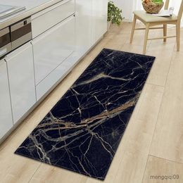 Carpet Customized Marble Kitchen Mat Entrance Doormat Living Room Bedroom Floor Decor Carpets Home Bath Anti-Slip Foot Rug R231024