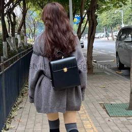 Backpack Style Shoulder Bags Bags Korean Women's Casual Aestetic Trend Designer Black Portable Square Women's Bagstylishhandbagsstore