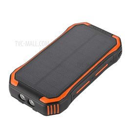 Flashlight Function 30000mAh Wireless Charger Solar Power Bank for Phone Camera Tablet Laptop