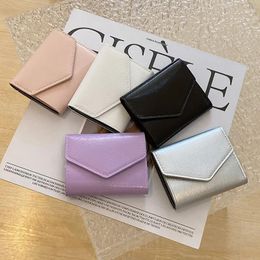 Wallets Simple Fashion Lady Card Holder Purse Women Wallet Pu Leather Small Bags For Female Credential