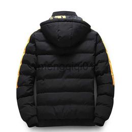Men's Down Parkas Autumn Winter Cotton Jacket Warm Comfortable Padded Thickened Down Jacket Male Stand Collar Detachable Hat Double-Sided Clothes J231024