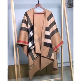 Luxury Designer Shawls Fashion Pashmina Cashmere High Quality Poncho Classic Both sides are available Cape Scarf Wool B0077