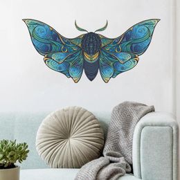 Wall Stickers Watercolor Moth Home Office Decor Bedroom Living Room Decoration Aesthetic Mural Art Decals For Furniture