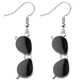 Dangle Earrings Cool Punk Glasses For Women Rock Creative Novelty Hip Hop Sunglasses Ear Hook Street Dance Accessories Jewellery