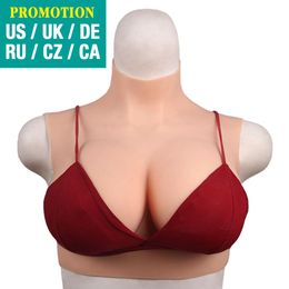 Catsuit Costumes Fake Forms Crossdressing Realistic Silicone Breast for Crossdressers Huge Boobs Shemale Transgender Crossdress Drag Queen