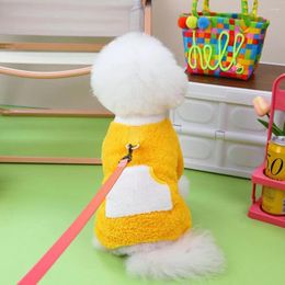 Dog Apparel Four-leg Pet Clothes Cozy Warm Stylish Jumpsuits For Winter Cat Rompers With Contrasting Colors Premium