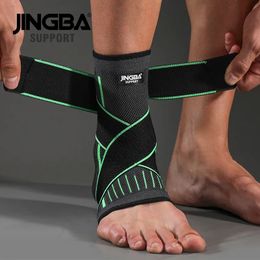 Supporto per caviglia SUPPORTO JINGBA 1 PZ Supporto protettivo per caviglia da calcio Supporto per caviglia da basket Compressione con cinturino in nylon Protezione per caviglia 231024