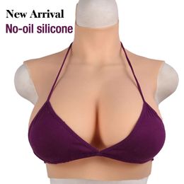 Catsuit Costumes Silicone Forms Realistic Fake Breast Boobs for Crossdresser Dragqueen Transgenders Cosplay Artificia Huge Chest