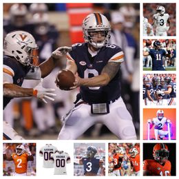 Virginia Cavaliers Football Jersey 23 Tayvonn Kyle 81 TeKai Kirby 13 Sam Westfall 74 Noah DeMeritt 71 Ugonna Nnanna 25 Terrell Jones 3 Delaney Crawford