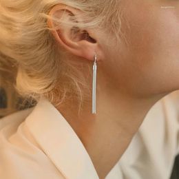 Dangle Earrings Long Tassel Ear Piecing Drop Earrins For Women Gold Color Christmas Women's Gift Accessories Jewellry Fashion Jewelry E267