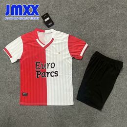 JMXX 23-24 Feyenoords Soccer Jerseys Home Away Third Gimenez Paixao Stengs Timber Hartman Mens Uniforms Jersey Man Football Shirt 2023 2024 Fan Version Adult Set
