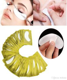 Can Mix Colour Eyelash Silk Eye Pads Under Eye Patch Eye Mask Patches Eyelash Extension Surface Eyelashes Paper Lsolation Pad Make 7795517