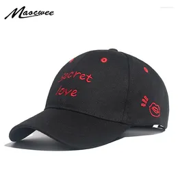 Ball Caps Secret Love Baseball Cap Cotton Adjustable Embroidery Fashion Snapback Hat Women Men Spring Summer Casual Sun 2023