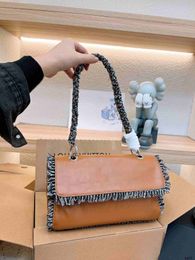 New designer bag denim tassel luxurious women shoulder bags handbag flap dinner bag designer crossbody bags casual clutch purse