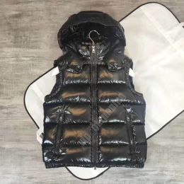 Men's Vests Mens Vests Hooded down mens vest Europe and American style vests puffer Highs Quality Brand Parkas Fashion hombre S-5XL z240607